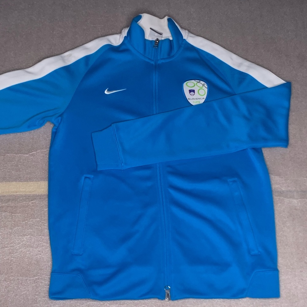 Vintage y2k light blue and white soccer kit
